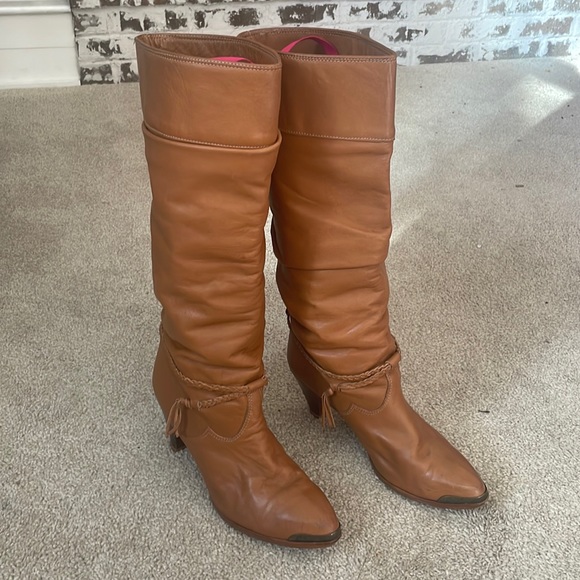 Zodiac Shoes - Zodiac Western Style Boots with Ankle Braid